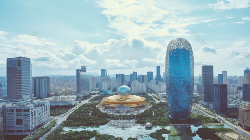 高楼耸立的城市实拍摄影图,高清,摄影图,摄影图片,图片大全,摄影图免费下载
